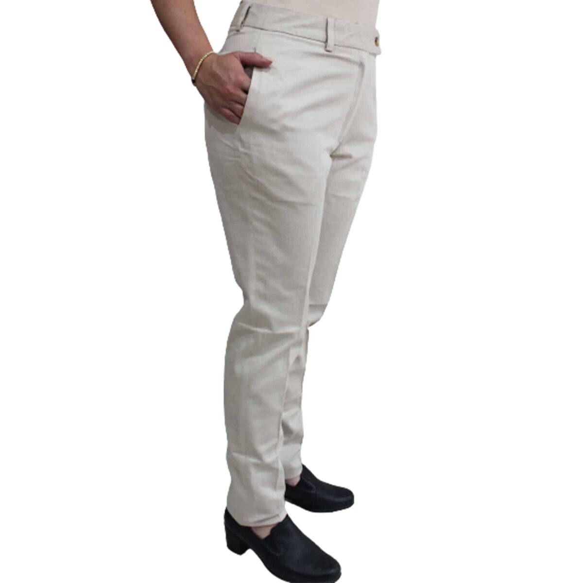 Pantalón dama corte slim fit ejecutivo, casual - Imagen 2