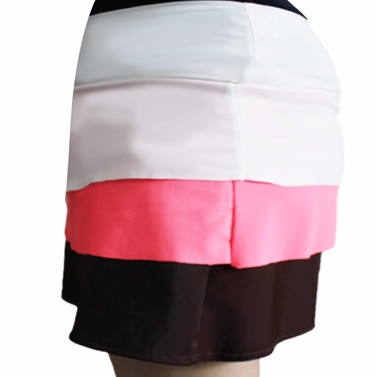 Falda short con tablones deportiva lycra - Imagen 2