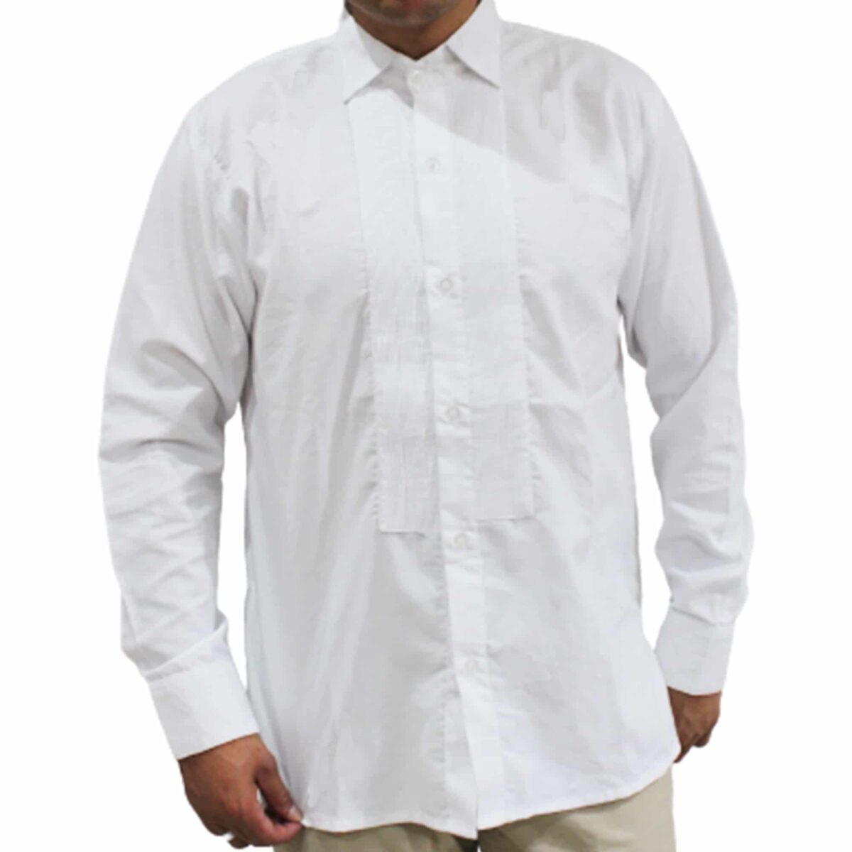 Camisa manga larga con alforzas del tipo guayabera - Imagen 4